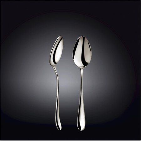 WILMAX 999108 75 in Dessert Spoon in White Box Packing 2PK WL999108 / A